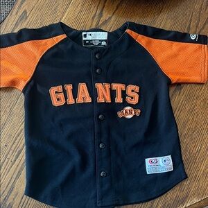 Vintage Toddler SFGiants button up jersey. Size 3T. GUC